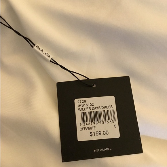 Isla_co. | Beautiful Slip dress Side panel White - Picture 3 of 4